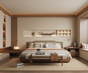 New Chinese Style Bedroom-ID:965512046