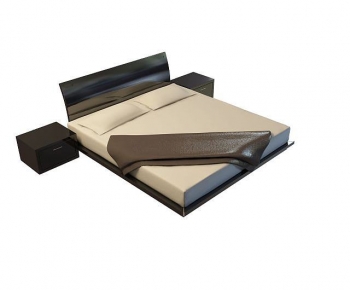 Modern Double Bed-ID:761173961