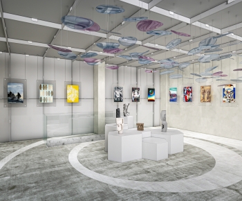 Modern Exhibition Hall-ID:834716089