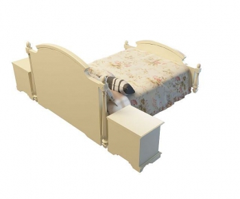 European Style Double Bed-ID:227684975