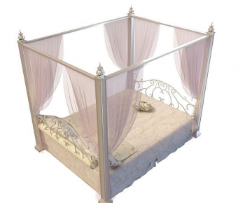 European Style Double Bed-ID:372180919