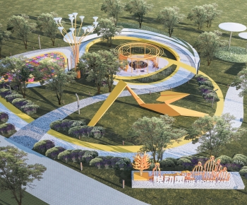 现代景观公园玩乐区-ID:902134906