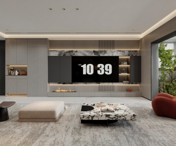 Modern A Living Room-ID:974829914