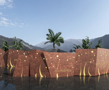 Modern Landscape Wall-ID:417001963