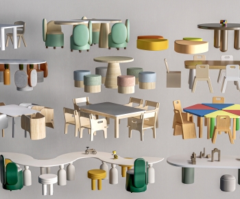 Modern Children's Table/chair-ID:438143977