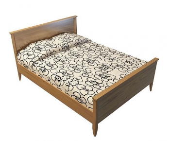 Modern Double Bed-ID:578469997