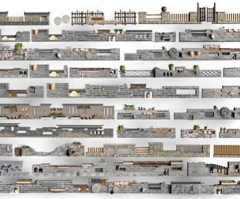 New Chinese Style Landscape Wall-ID:803832056