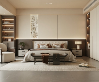 New Chinese Style Bedroom-ID:635868072
