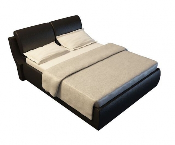 Modern Double Bed-ID:818722016