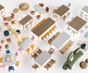 Modern Children's Table/chair-ID:362730086