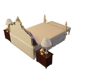 European Style Double Bed-ID:190742029