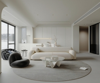 Modern A Living Room-ID:610805991