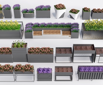 Modern Flower Bed, Flower Bowl, Flower Box-ID:284400081