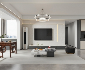 Modern A Living Room-ID:441545969