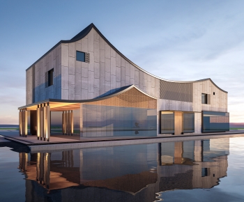 New Chinese Style Architecture Of Artistic Style-ID:196914912