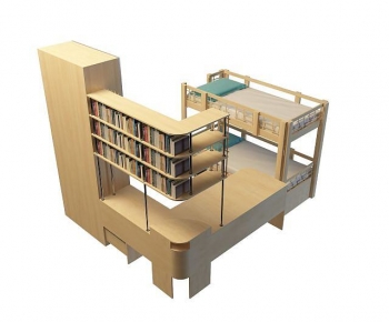 Modern Bunk Bed-ID:297529946