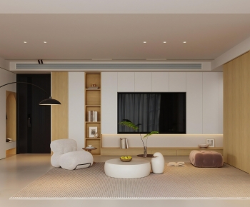 Modern A Living Room-ID:743689555
