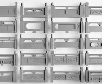 New Chinese Style Guardrail-ID:591558936