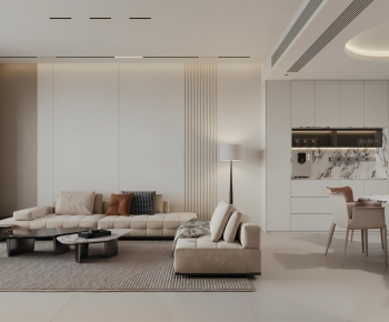 Modern A Living Room-ID:606646068