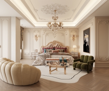 French Style Bedroom-ID:560473922
