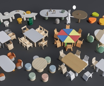 Modern Children's Table/chair-ID:408296115