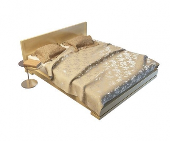 Modern Double Bed-ID:851320988