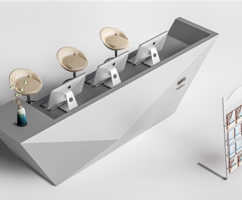 Modern Reception Desk-ID:762100284