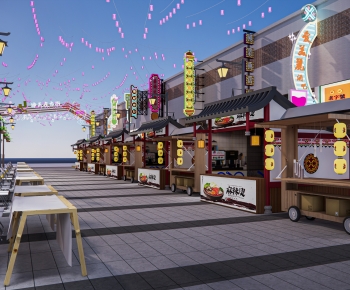 New Chinese Style Appearance Of Commercial Building-ID:626806026