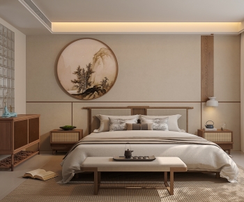 New Chinese Style Bedroom-ID:849114891