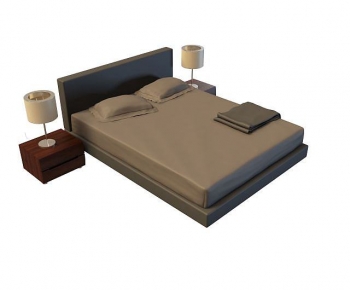 Modern Double Bed-ID:318763021