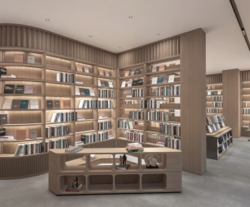 Modern Bookstore Book Bar-ID:454183104