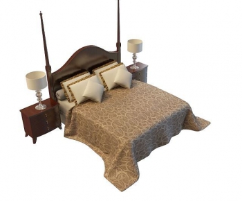 Modern Double Bed-ID:179011115