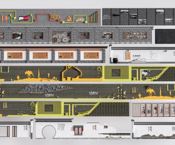 New Chinese Style Landscape Wall-ID:971509939