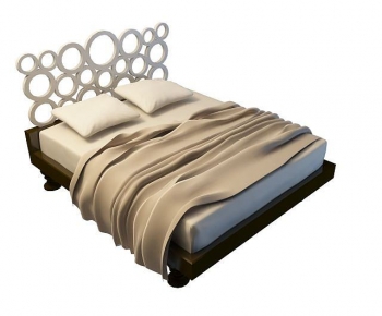 Modern Double Bed-ID:816700518