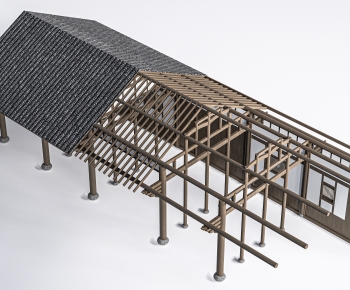 中式古建筑框架-ID:840008023