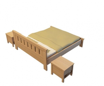 Modern Double Bed-ID:352082976