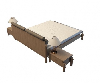 Modern Double Bed-ID:232069023