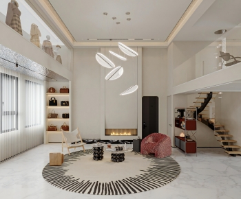 Modern A Living Room-ID:120201169