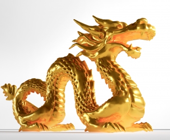 现代户外龙雕塑小品-ID:892719987