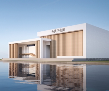 现代公共厕所卫生间建筑-ID:549525985