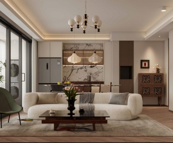 Modern A Living Room-ID:612990979