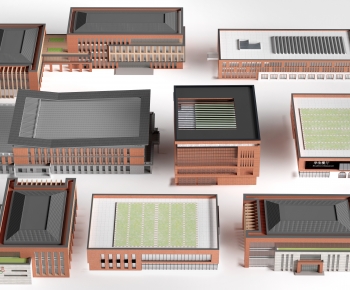 Modern School Building-ID:422652961