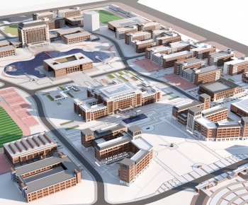 Modern Architectural Bird's-eye View Planning-ID:860131983