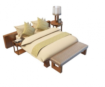Modern Double Bed-ID:537717106