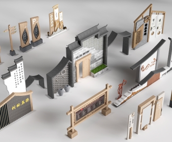 New Chinese Style Guide Board/bulletin Board-ID:201009043