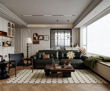 French Style A Living Room-ID:463383919