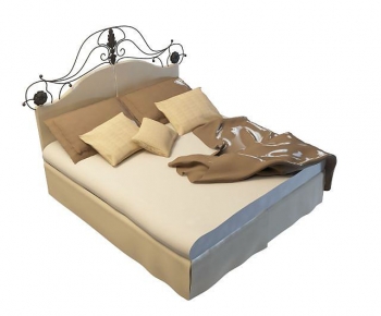 Modern Double Bed-ID:132672078