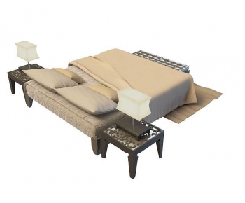 Modern Double Bed-ID:906080011