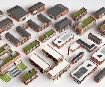 Modern School Building-ID:730463039