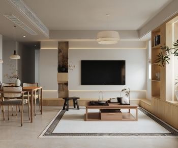 New Chinese Style A Living Room-ID:170331019